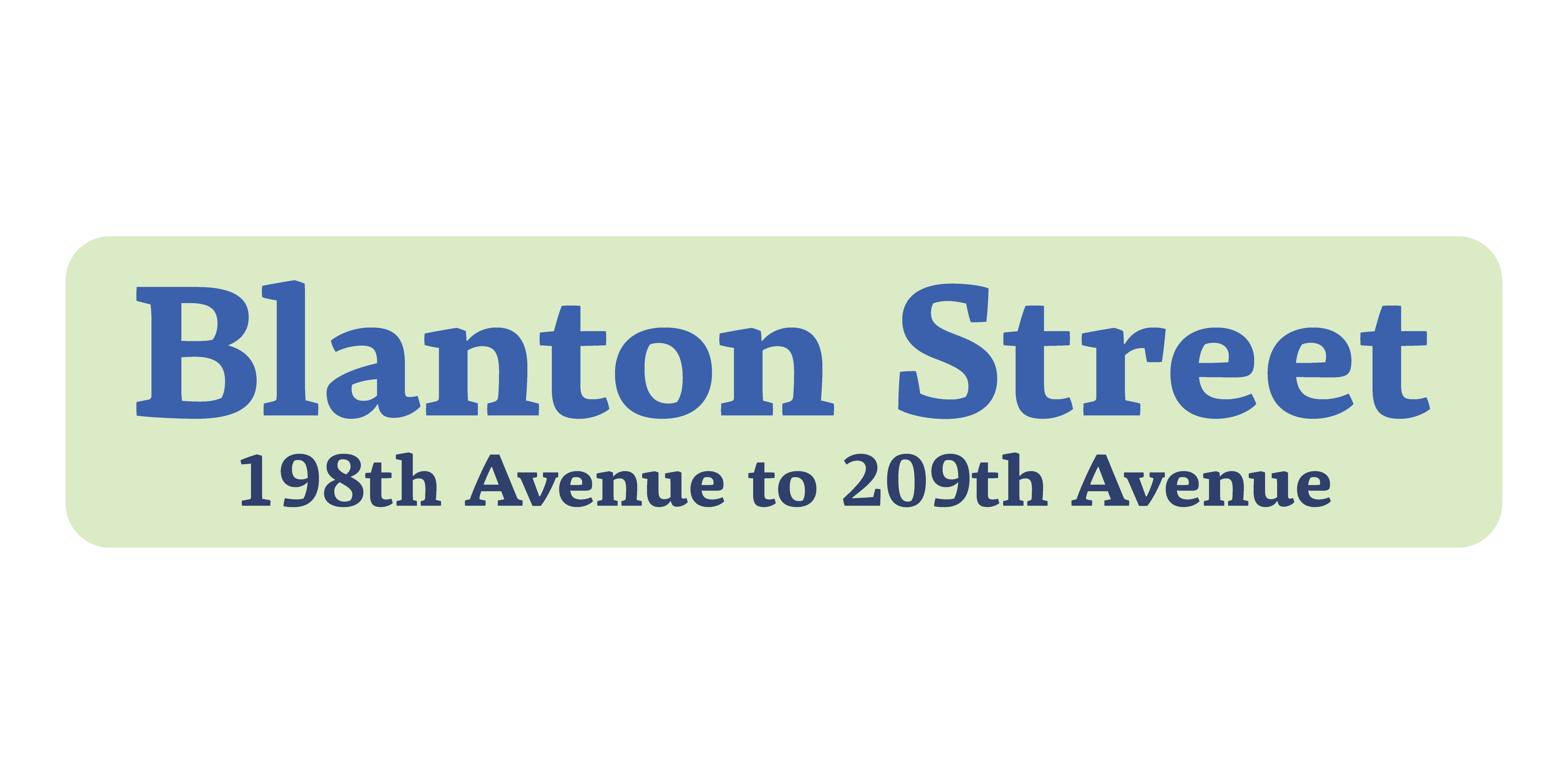 Blanton Street (198th Avenue to 209th Avenue)